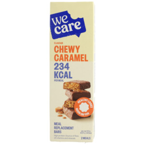 6x WeCare Meal Replacement Bars Chewy Caramel - 14.72 euro