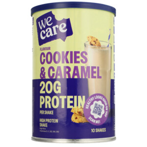 3x WeCare High protein Shake Cookies & Caramel - 32.92 euro