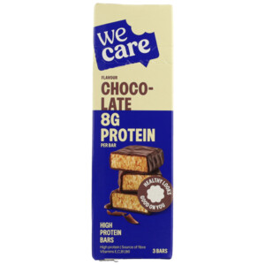 3x WeCare High protein Bars Chocolate - 8.17 euro
