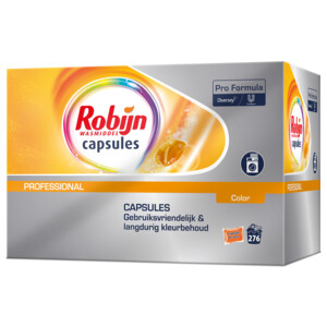 6x Robijn Professional Wasmiddel Capsules Color - 102.96 euro