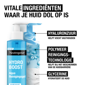 Neutrogena Aqua Cleansing Gel Hydra Boost Ongeparfumeerd - 10.85 euro