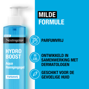 Neutrogena Aqua Cleansing Gel Hydra Boost Ongeparfumeerd - 10.85 euro