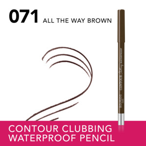 Bourjois Contour Clubbing Waterproof Oogpotlood All The Way Brown 71 - 8.59 euro