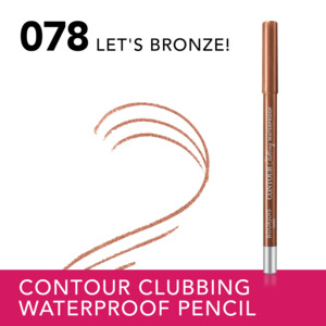 Bourjois Contour Clubbing Waterproof Oogpotlood Let's Bronze 78 - 8.59 euro
