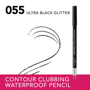 Bourjois Contour Clubbing Waterproof Oogpotlood Ultra Black Glitter 55 - 8.75 euro