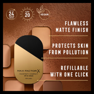 Max Factor Facefinity Compacte Poeder Foundation Navulling Sand 005 - 9.49 euro