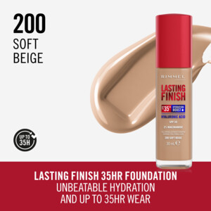 Rimmel Lasting Finish 35H Foundation Soft Beige 200 - 18.99 euro