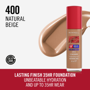 Rimmel Lasting Finish 35H Foundation Natural Beige 400 - 18.99 euro