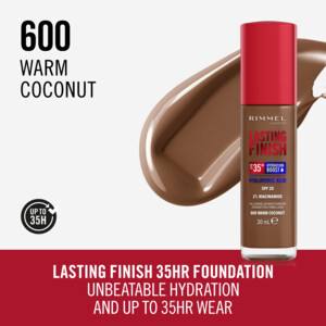 Rimmel Lasting Finish 35H Foundation Warm Coconut 600 - 18.99 euro