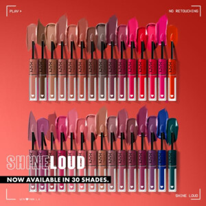 NYX Shine Loud High Shine Liquid Lipstick Rebel in Red - 11.55 euro
