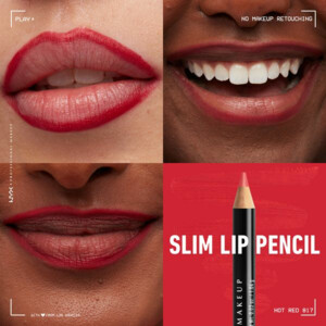NYX Slim Lip Pencil Hot Red - 5.09 euro