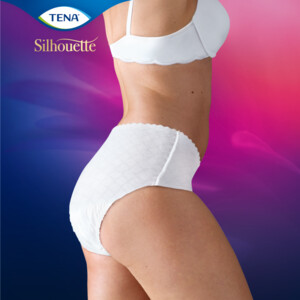 2x TENA Silhouette Underwear Low Waist Blanc Plus M - 22.55 euro