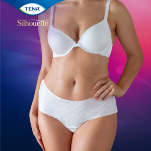 2x TENA Silhouette Underwear Low Waist Blanc Plus M - 22.55 euro