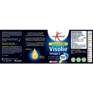 2x Lucovitaal Visolie Omega 3 mini softgels - 7.99 euro