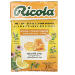 3x Ricola Keelpastilles Honing Citroen Echinacea Doosje - 5.64 euro