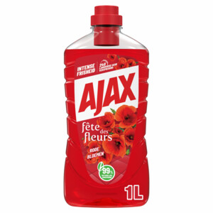 Ajax Allesreiniger Fete de Fleur Rode bloemen - 2.99 euro