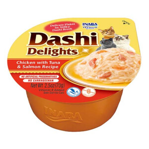 Ciao Dashi Delights Kattenvoer Nat Chicken & Tuna & Salmon 70 gr