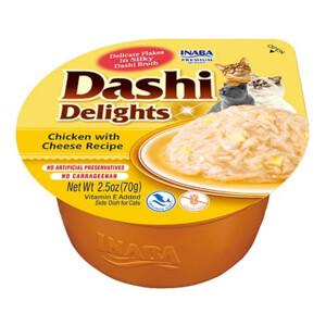Ciao Dashi Delights Kattenvoer Nat Chicken & Cheese 70 gr