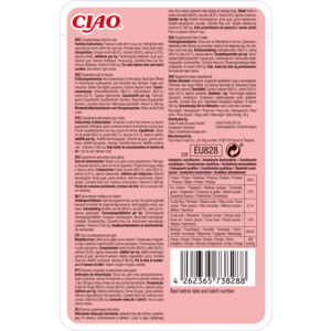 12x Ciao Broth Kattensnack Chicken & Salmon - 18.05 euro