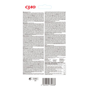 Ciao Churu Meal Topper Kattenvoer Tuna & Scallop 4 x 14 gr