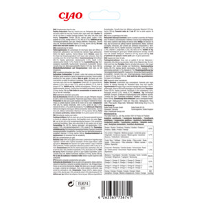 12x Ciao Churu Kattensnack Skin & Coat - Chicken & Scallop - 36.79 euro