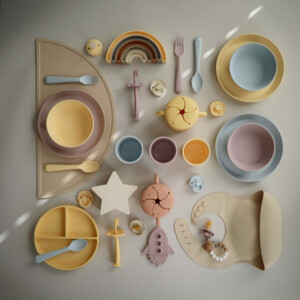 Mushie Kommen Set Powder Blue - 12.19 euro