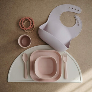 Mushie Kommen Set Vierkant Blush - 12.19 euro
