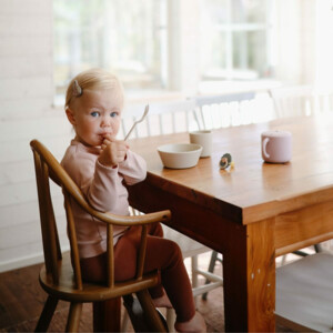 Mushie Kinderbestek Set Lepel en Vork Ivory - 8.29 euro