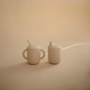 Mushie Drinkbeker met Rietje Shifting Sand - 13.55 euro