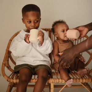 Mushie Drinkbeker met Rietje Shifting Sand - 13.55 euro