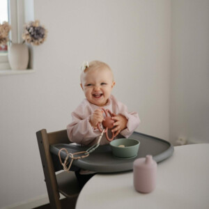 Mushie Slab met Mouwen Blush - 12.05 euro