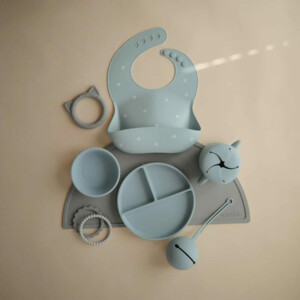 Mushie Speenhouder Powder Blue - 11.99 euro