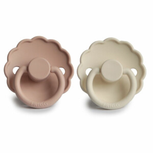 Frigg Fopspeen Daisy maat 1 0-6 mnd Blush Cream - 7.25 euro