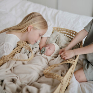 Frigg Fopspeen Moon maat 1 0-6 mnd Cream Sage - 6.99 euro