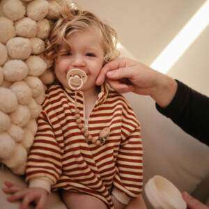 Frigg Fopspeen Rope maat 1 0-6 mnd Cream Sage - 7.25 euro