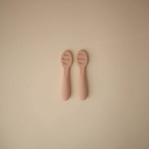 Mushie Eerste Set Babylepel Blush Shifting Sand - 12.19 euro
