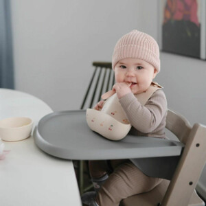 Mushie Eerste Set Babylepel Blush Shifting Sand - 12.19 euro