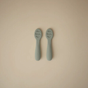 Mushie Eerste Set Babylepel Cambridge Blue Shifting Sand - 11.19 euro
