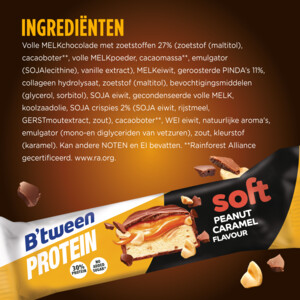 12x Hero B'tween Proteinreep Soft Peanut Caramel - 24.34 euro