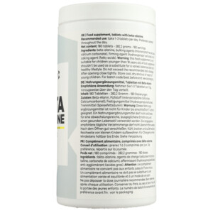 Body & Fit Beta Alanine Super Tabs - 17.75 euro