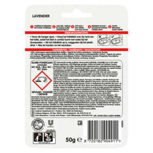 9x Glorix Toiletblok Power Clean Lavendel - 27.44 euro