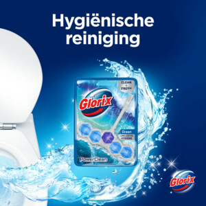 9x Glorix Toiletblok Power Clean Ocean - 27.44 euro