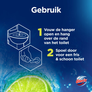 Glorix Toiletblok Power Clean Citroen - 8.29 euro
