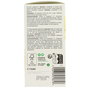 Purasana Single Plants Powders Paardenbloem Extract Bio - 14.65 euro