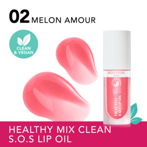 Bourjois Healthy Mix Clean S.O.S Lip Oil 02 Melon Amour - 13.65 euro