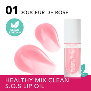 Bourjois Healthy Mix Clean S.O.S Lip Oil 01 Douceur de Rose - 15.69 euro