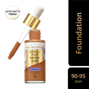 Max Factor Miracle Pure 2in1 Skin Reset Serum Foundation Deep - 24.99 euro