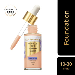 Max Factor Miracle Pure 2in1 Skin Reset Serum Foundation Fair - 24.99 euro