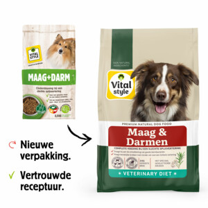 Vitalstyle Maag & Darmen Hondenvoer 12 kg