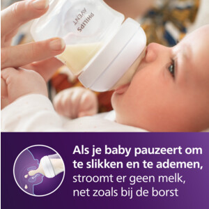 Philips Avent Glazen Babyfles Natural Response Glazen Babyfles 0+ mnd - 13.29 euro